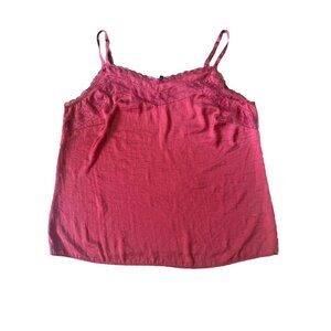 Cabi Tank Lace Trim Cami‎ Woman’s Y2K Style Relaxed Size XL